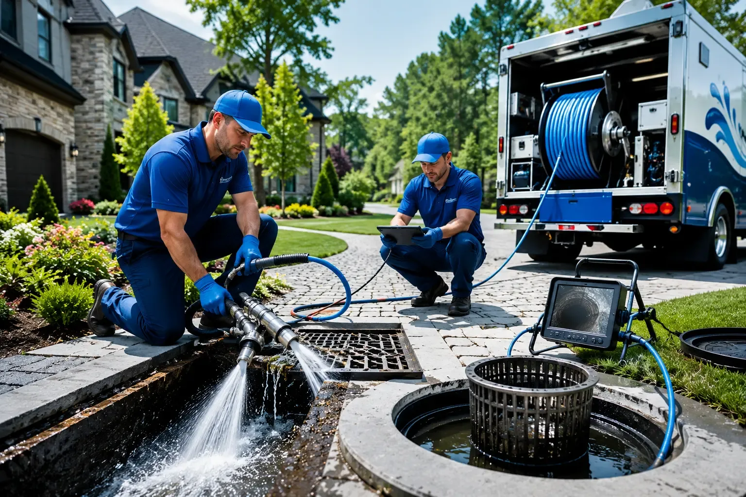 Local outdoor drain cleaning professionals in South English, IA